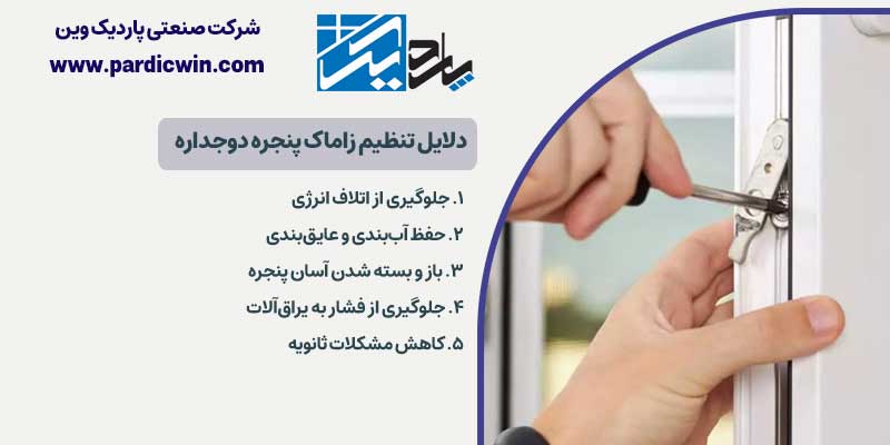 دلایل تنظیم زاماک پنجره دوجداره