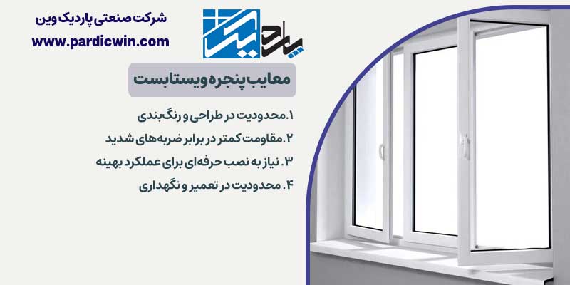 معایب پنجره ویستابست | پاردیک وین