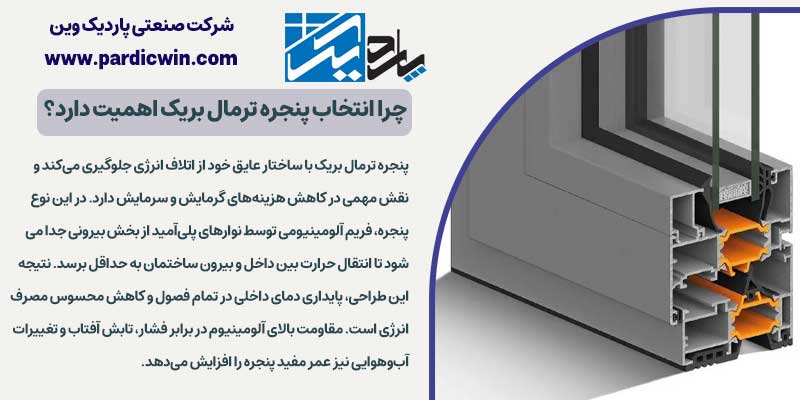چرا انتخاب پنجره ترمال بریک اهمیت دارد؟ | پاردیک وین