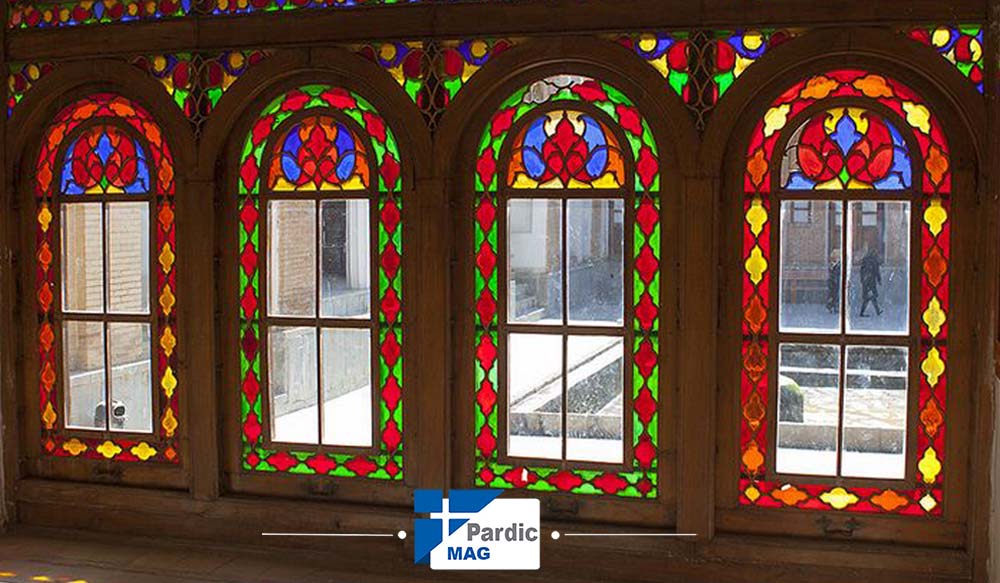 پنجره UPVC ارسی | پنجره ارسی دوجداره | پاردیک وین