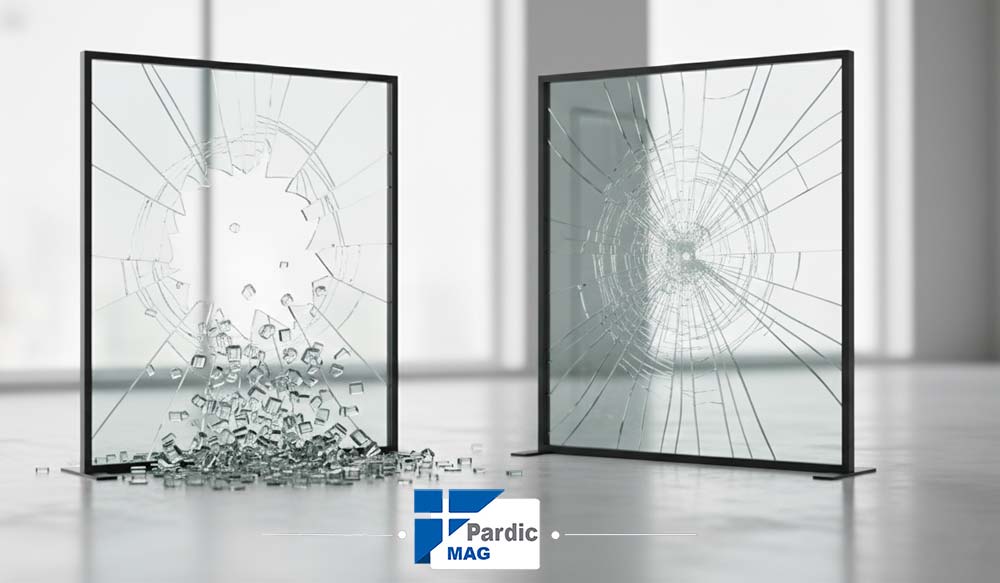 تفاوت شیشه لمینت و سکوریت | پاردیک وین