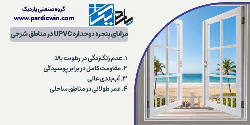 چرا پنجره UPVC بهترین گزینه برای مناطق شرجی است؟ | پاردیک وین